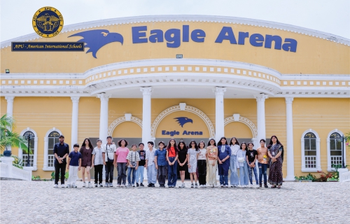 APU WELCOMES STUDENTS FROM N.H. GOEL WORLD SCHOOL FOR CULTURAL EXCHANGE VISIT