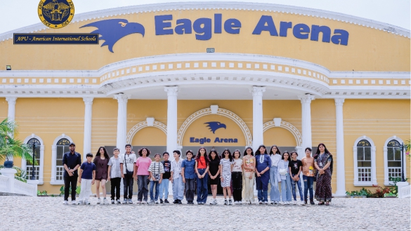 APU WELCOMES STUDENTS FROM N.H. GOEL WORLD SCHOOL FOR CULTURAL EXCHANGE VISIT