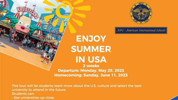ENJOY YOUR SUMMER 2023 IN USA WITH APU & AUV