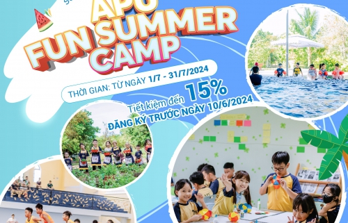 APU FUN SUMMER CAMP 2024 - THỎA SỨC KHÁM PHÁ VÀ BỨT PHÁ!