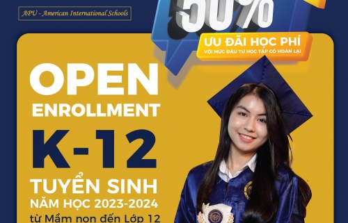 HỌC CHƯƠNG TRÌNH QUỐC TẾ HOA KỲ TẠI APU CHỈ VỚI 50% HỌC PHÍ – CHƯƠNG TRÌNH CHUẨN QUỐC TẾ TỪ 2004