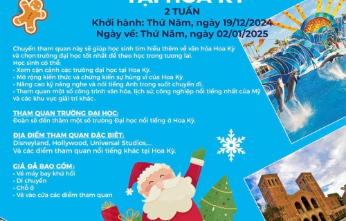 TRẢI NGHIỆM MÙA ĐÔNG KỲ DIỆU TẠI NƯỚC MỸ VỚI APU & AUV WINTER TOUR